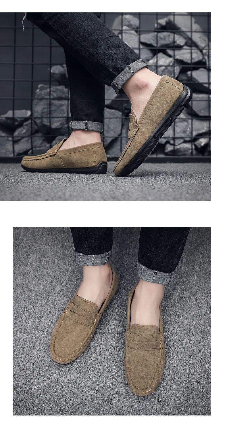 EliteComfort Suede Loafers