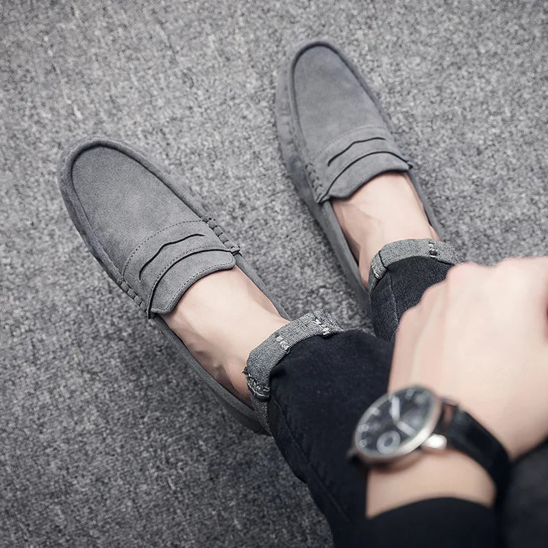 EliteComfort Suede Loafers