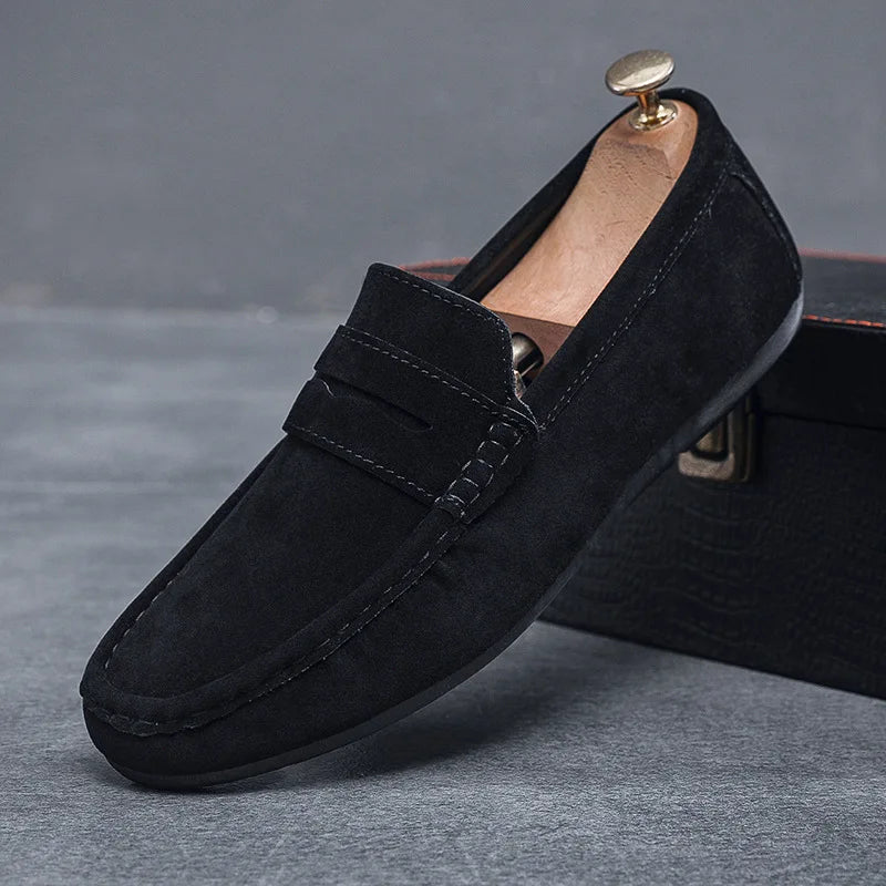 EliteComfort Suede Loafers