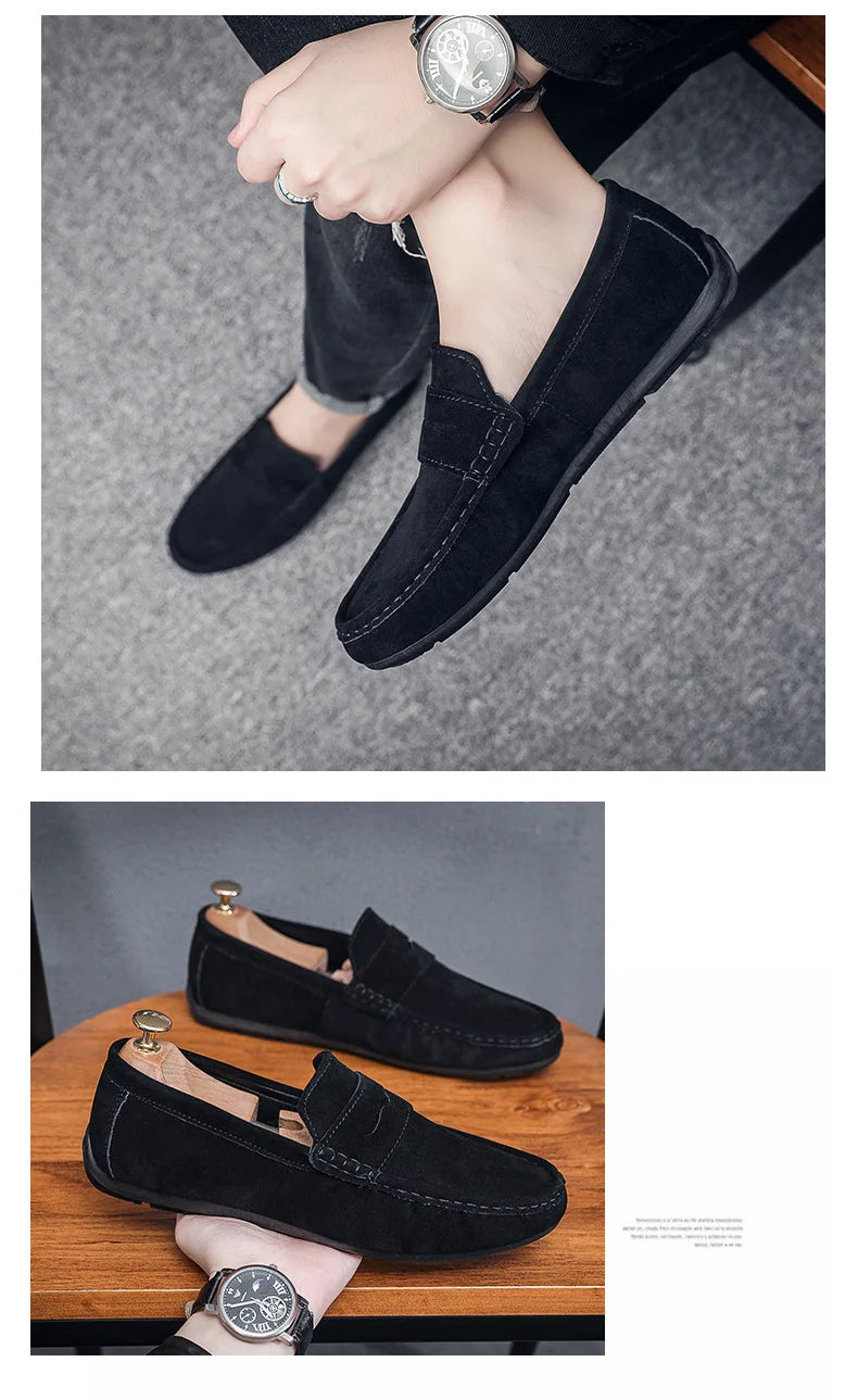 EliteComfort Suede Loafers