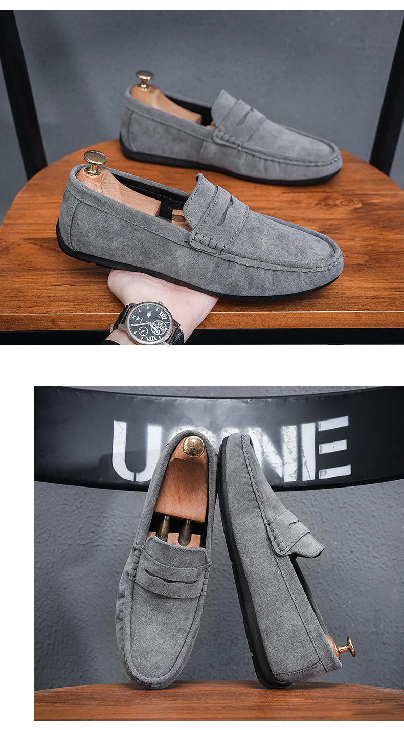 EliteComfort Suede Loafers