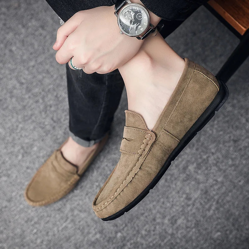 EliteComfort Suede Loafers