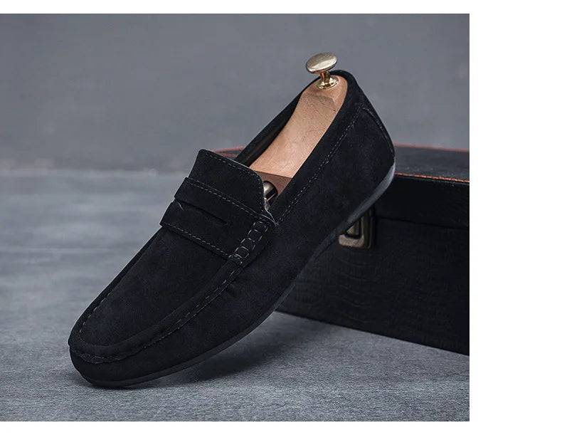 EliteComfort Suede Loafers